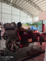 Simulador de Carreras F1 VR, Máquina de Juego de Carreras Virtuales Realistas, Simulador de Movimiento 6dof, Simulador de Conducción Ps5, 3 Pantallas, Interior, Metálico
