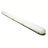 Luminaires industriels à tube LED T8, supports de lampe 1,2 m/1200 mm, IP65, étanches à la vapeur, à montage en surface, suspendus, linéaires