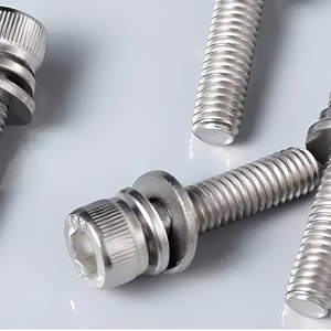 उच्च गुणवत्ता वाले डि912 m2 m3 m4 m5 304 स्टेनलेस स्टील सॉकेट सिर बोल्ट वसंत वाशर स्टेम 10 मिमी 16 मिमी दो एक 25 मिमी सिर स्क्रू - Product Image 3