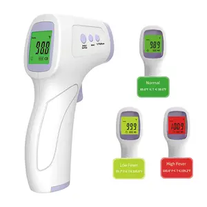 AOJ-pistola de temperatura Digital sin contacto, termómetro eléctrico infrarrojo para la frente