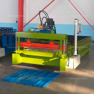 Roll Forming <b>Machine</b> for Roofing Sheet / Corrugated Roof <b>Tile</b> <b>Making</b> <b>Machine</b> – High Speed, Steel Coil Forming Equipment for Sale - Product Image 4