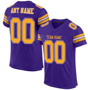 カスタムアメリカンフットボールシャツ 刺繍入りユースユニフォーム スポーツウェア ロゴ付き - Product Image 5