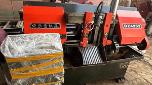 GB4260 GB42028 GZK4230 Yichen Manual Metal Cutting Horizontal Band <b>Saw</b> Machine 1.1 kW Motor 300x250mm Capacity 60m/min Blade - Product Image 6