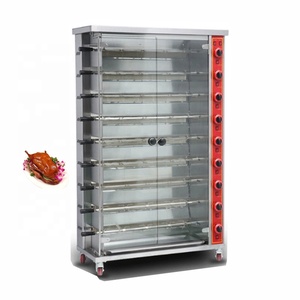 Dễ dàng hoạt động <span class=keywords><strong>3</strong></span>/6/9 Con lăn xử lý thực phẩm quay gà Máy rang vịt rang xay thiết bị nướng - Product Image 4