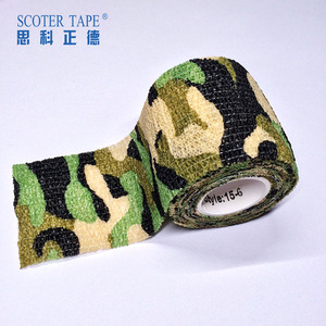Fábrica china de <span class=keywords><strong>Amazon</strong></span> <span class=keywords><strong>Venta</strong></span> caliente al aire libre tiro con Rifle elástico deportes venda de camuflaje de cinta - Product Image 3