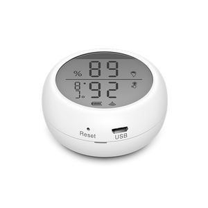 Termómetro higrómetro para interiores, con pantalla LCD, compatible con Alexa, Google Home, Tuya, Sensor de temperatura inteligente, WiFi, Detector de humedad - Product Image 3