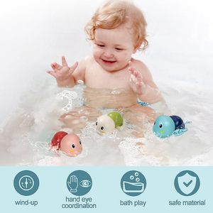 Juguetes de Baño SEPHIX de Tortuga Nadadora para Niños Pequeños de 12 Meses en Adelante con Función de Compresión y Juego en Piscina de Agua, 3x4x2 Pulgadas - Product Image 3