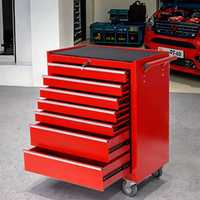 Chariot de rangement d'outils multifonctionnel moderne en acier inoxydable personnalisé pour atelier, entrepôt, salle de sport, certifié ISO9001