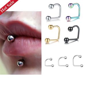 Chirurgisch Staal Doorboorde Sieraden 16G <span class=keywords><strong>Lippy</strong></span> Lus <span class=keywords><strong>Labret</strong></span> Monroe Piercing Stud Vorm Piercing Ring - Product Image 2