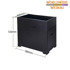 เตาปิ้งย่างไฟฟ้าสเตนเลสสตีลเกาหลีแบบไร้ควัน ใช้ได้สองแบบ พร้อมหม้อชาบูในตัว ควบคุมการทำงานแบบสัมผัสแยกอิสระ สำหรับร้านอาหารบาร์บีคิว - Product Image 4