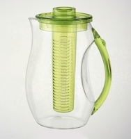 BPA gratuit en plastique thé infuseur pichet infuseur De Fruits bouteille thé glacé infuseur pichet