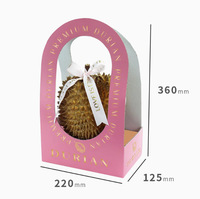 Nouvelle boîte d'emballage alimentaire de noyau de noix Durian 8-10 livres pastèque Hami Melon pomme Orange boîte de papier de fruits vide à main