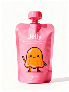 Bolsa con Boquilla para Bebidas Personalizada, Bolsa de Pie para Envasado de Jugos Congelados, Bolsa para Envasado de Jugos de Naranja y Mango - Product Image 3