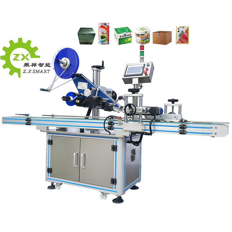 Automatic Single Side Machine Labeling Box Carton Large Canister Brush Labeling Machine