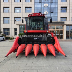 6排多功能玉米联合收割机小麦玉米大豆向日葵联合收割机价格 - Product Image 2