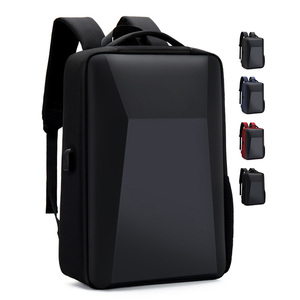 Custom Design Men Laptop <b>Backpack</b> Eva Hard Shell Black Waterproof Business Travel Bags Mochila Usb Smart <b>Backpack</b> - Product Image 1