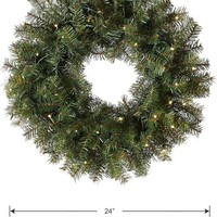 Karangan Bunga Natal 60cm 100T Kerucut Pinus Merah Raksasa Tahan Lama Ramah Lingkungan dengan Manik-Manik Ungu Bercahaya