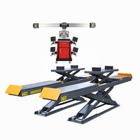 Machine d'alignement et d'équilibrage de roues tout-en-un, aligneur de roues 3D pour voitures/SUV/camions, équipement d'atelier automobile BAIWO K-688, 70 kg max