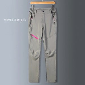 <span class=keywords><strong>Pantaloni</strong></span> Sportivi Outdoor da Uomo e <span class=keywords><strong>Donna</strong></span> Estivi Sottili in Seta di Ghiaccio ad Asciugatura Rapida, Traspiranti, Elasticizzati e Casual per <span class=keywords><strong>Escursionismo</strong></span>, in Maglia Softshell - Product Image 5