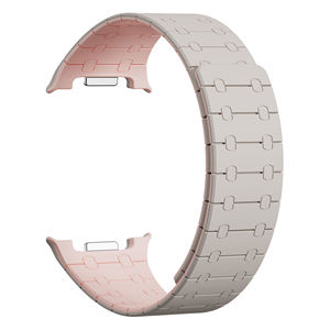 No <b>Gap</b> Curved Magnetic Silicone Watch Strap Dual Color Quick Release Waterproof Sport Replacement Band for Smart Watch - Product Image 3