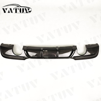 Diffuser Belakang BMW Seri 3 E90 M-Tech Dual Single-Exit Serat Karbon Langsung dari Pabrik untuk BMW E90 Diffuser Belakang Bibir Bumper Belakang
