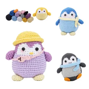 Buen precio Yilan hecho a mano animal búho planta crochet herramientas kit DIY lona de plástico para bolsa de ganchillo DIY