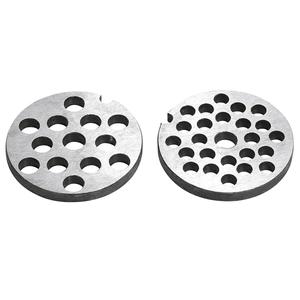 Ensemble de plaques pour hachoir à viande, 16 trous, en acier inoxydable, pour la transformation de la viande - Product Image 1
