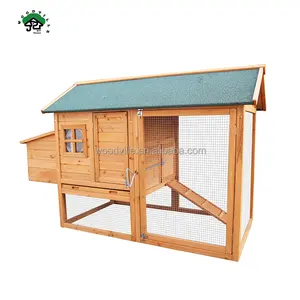 WoodVille Discount Wooden Poultry Cage for Outdoor Ramp Wooden Chicken Coop