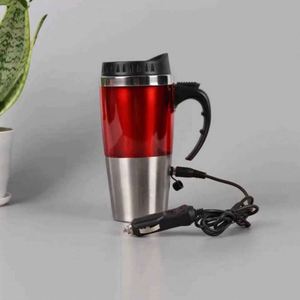 Gobelet isotherme moderne en acier inoxydable avec isolation sous vide, poignée de transport chauffante et couvercle - Product Image 5