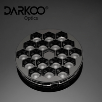 Lentille optique 49Mm Plastique Clair Rond Étanche Asymétrique Led Lentille Pc Smd 5050 60 Degrés Pmma Intérieur Linéaire Éclairage Led Lentille