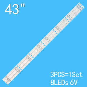 ไฟ LED แบ็คไลท์สำหรับ TCL G/DS-4C-LB4308 WW55BB-83W-S-43HR330M08A2/A5 OEM43LB06-LED3030F2.1 43D2900 OEM43LB06_LED3030F2.1H-0005-S - Product Image 2