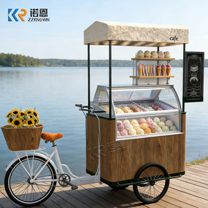 Bicicleta Comercial para Café, Carrito Móvil de Café con Toldo para Venta Ambulante de Café al Aire Libre - Product Image 3