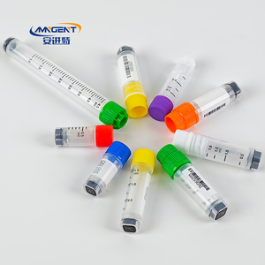 AMNGENT 3-en-1 2d Flacons Cryogéniques Tube 0.5ml 1.0ml 1.5ml 2.0ml 5.0ml Tolérance-192 ℃ -121 ℃ Tri Code Flacons Cryogéniques Tube - Product Image 2