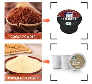 Caliente barato <span class=keywords><strong>Dolce</strong></span> <span class=keywords><strong>Gusto</strong></span> cápsulas de café en polvo KCUP NESPRESSO llenado sellado que hace la máquina producción línea de embalaje café - Product Image 4