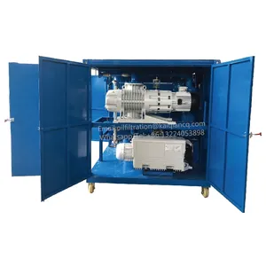 Máquina de processamento de óleo de transformador imerso em óleo 200kva usada, purificação de óleo de máquina de filtro-prensa