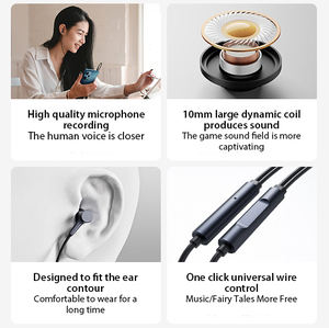 Originale <span class=keywords><strong>per</strong></span> Xiaomi Mi cablato auricolare In-ear alta qualità <span class=keywords><strong>microfono</strong></span> 10mm grande bobina dinamica filo di controllo <span class=keywords><strong>cuffie</strong></span> 3.5mm <span class=keywords><strong>Jack</strong></span> - Product Image 2