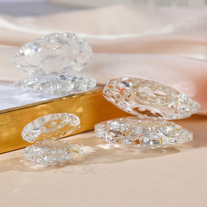 Ornement en verre cristal en forme d'escargot, sculpture ajourée, cadeau souvenir pour les couples et les enfants - Product Image 2