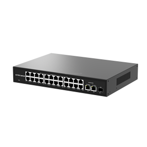 Hot Sale Unmanaged 24 10/100M Ethernet Ports + 2 10/100/1000M Ethernet Ports + 1 1000M SFP Optical Port Industrial <b>POE</b> <b>Switch</b> - Product Image 1