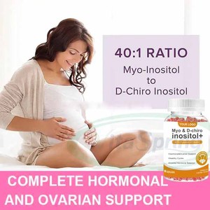 ASAP OEM Best Myo Inositol and d Chiro Inositol <b>Supplement</b> Vitamin Gummies Private Label Myo Inositol Gummies - Product Image 2