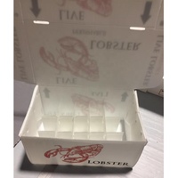 Coroplast Boîtes d'emballage de fruits de mer de poisson congelé personnalisées Boîtes en plastique ondulé PE imperméables