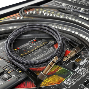 <span class=keywords><strong>Cable</strong></span> de Audio de escenario trenzado de cobre puro macho a macho de 6,35mm Codo de ángulo recto <span class=keywords><strong>doble</strong></span> <span class=keywords><strong>Cable</strong></span> de Audio de 6,35mm a 6,35mm - Product Image 5