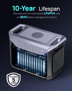 Outdoor Energy Storage Power Supply Multifunctional Large Capacity 2000W Portable Outdoor Household Emergency Power Supply - Product Image 4