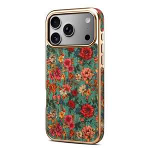 XP025 Funda para Teléfono Móvil iPhone 17 16Pro, Material Ecológico de Corcho, Electrochapada, Protectora, Compatible con 18promax - Product Image 2