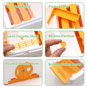 Incubateur double <span class=keywords><strong>reine</strong></span> des abeilles Pollinisation EPS Mousse Miel Abeille Ruche Boîte nouvelle <span class=keywords><strong>reine</strong></span> Boîte d'accouplement - Product Image 6
