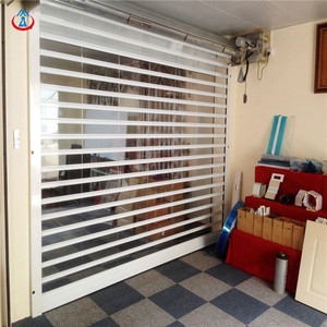Rõ Ràng Rolling Shutter Cửa Với Động Cơ 100Mm Chiều Rộng Của PC Slat 3000mmW * 2200mmH Polycarbonate Con Lăn Cửa - Product Image 3