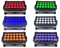 IP65 étanche extérieur haute luminosité 21x10W RGBWAUV activé par le son DMX LED éclairage de scène 6-en-1 lampes Spot blanc chaud
