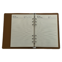 Fabricant de cahiers personnalisés avec logo imprimé taille affaires couverture souple en cuir PU coffret cadeau journal papier carnet de notes