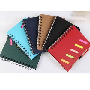 Regalos Promocionales Económicos, Cuaderno Espiral de Papel Kraft Reciclado Personalizado y Colorido con Bolígrafo - Product Image 6