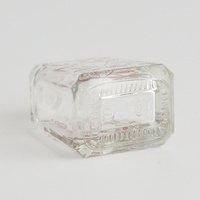 Bouteille diffuseur rectangulaire en verre avec bouchon à vis 5ml-17ml, désodorisant suspendu pour voiture, flacons de parfum personnalisables couleur sérigraphiée