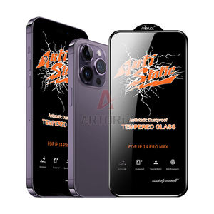 Protector de pantalla antiestático ESD a prueba de polvo para iPhone 15 pro Max protector de pantalla borde curvo cubierta completa de vidrio - Product Image 1